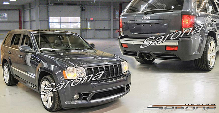 Custom Jeep Grand Cherokee  SUV/SAV/Crossover Body Kit (2005 - 2007) - $1390.00 (Manufacturer Sarona, Part #JP-001-KT)